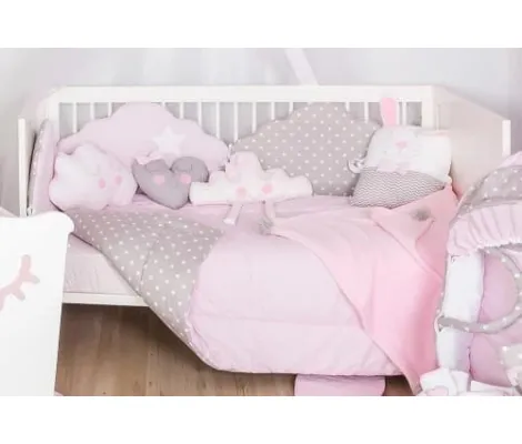 Διακοσμητικά μαξιλαράκια 3 τεμ. Baby star Pink Clouds | Διακοσμητικά μαξιλάρια στο Fatsules