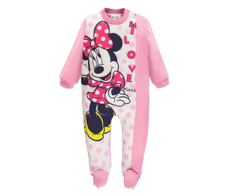 Ellepi Βρεφικό φορμάκι Disney Baby Minnie Mouse Ροζ | Βρεφικά Ρούχα - Όλα τα προιόντα στο Fatsules