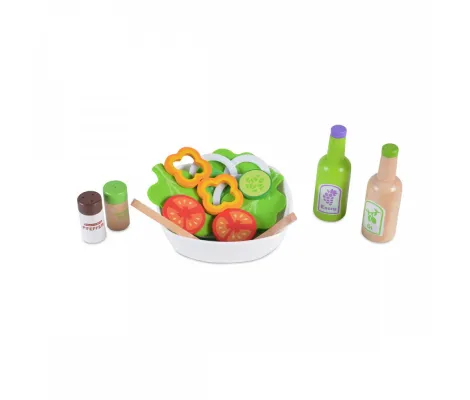 Ξύλινο σετ σαλάτας Cangaroo Moni Toys Wooden salad set | Παιδικά παιχνίδια στο Fatsules