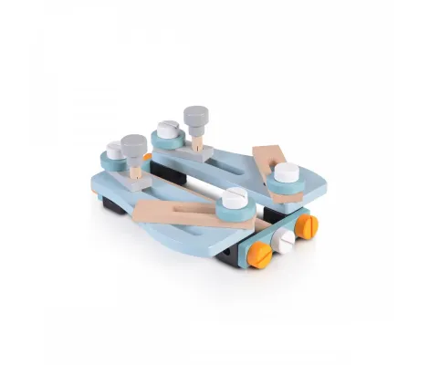 Ξύλινος πάγκος με εργαλεία Cangaroo Moni Toys Wooden tools set | Παιδικά παιχνίδια στο Fatsules