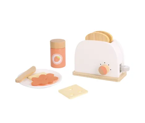 Ξύλινο σετ τοστιέρα Cangaroo Tooky Toy Toaster set | Παιδικά παιχνίδια στο Fatsules