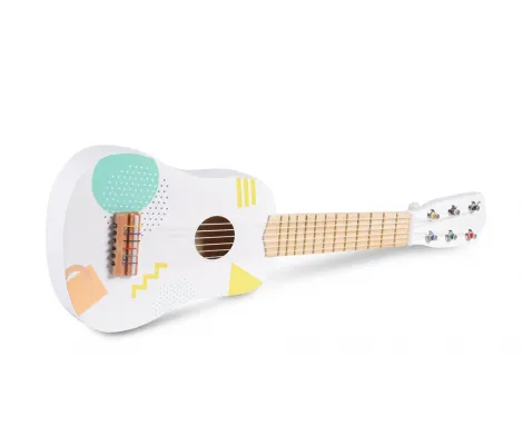 Παιδική ξύλινη κιθάρα Cangaroo White | Παιδικά παιχνίδια στο Fatsules