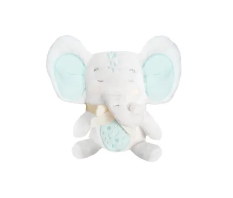 Κουβέρτα αγκαλιάς & λίκνου 3D Kikka Boo Elephant Time 75x100cm White | Κουβερτούλες στο Fatsules