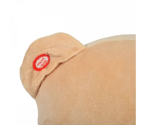Κουνιστό Ξύλινο Αρκουδάκι Cangaroo Moni Toys Plush rocking animal Bear Pink | Παιδικά παιχνίδια στο Fatsules