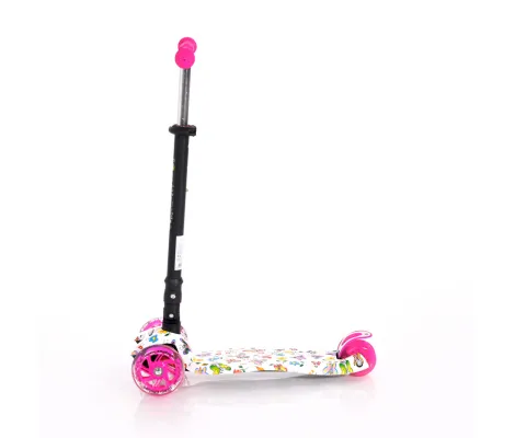 Πατίνι Scooter Lorelli Rapid αναδιπλούμενο με φωτιζόμενους τροχούς Pink Butterfly | Παιδικά παιχνίδια στο Fatsules