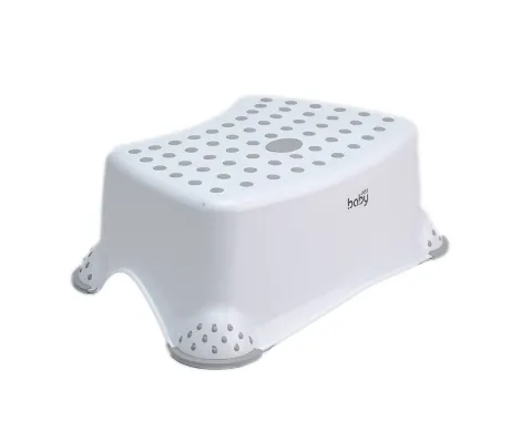 Βοηθητικό σκαλοπατάκι μπάνιου Just Baby Step White-Grey | Για το Mπάνιο στο Fatsules