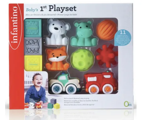 Το πρώτο σετ παιχνιδιού για νεογέννητα Infantino Baby's 1st Playset | Παιδικά παιχνίδια στο Fatsules