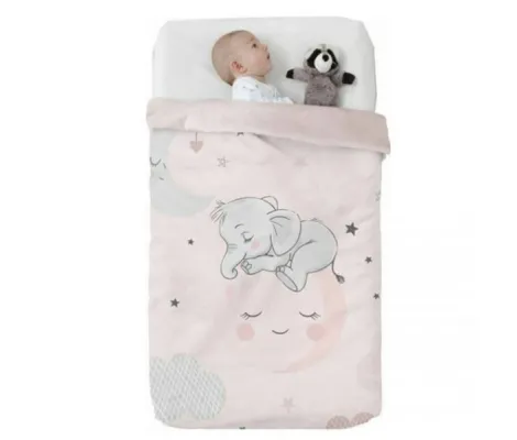 Ισπανική βελουτέ κουβέρτα Manterol Baby Vip 75x100cm 529 C04 Pink | Προίκα Μωρού - Λευκά είδη στο Fatsules