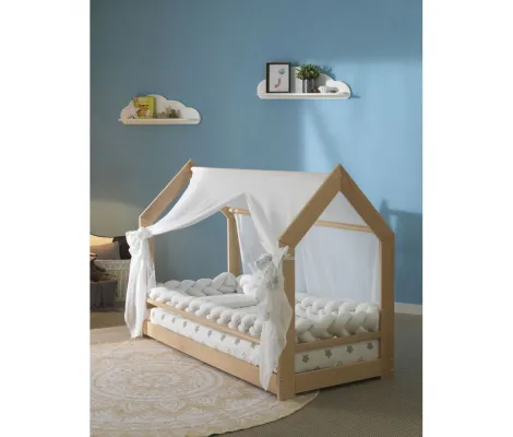 Παιδικό κρεβάτι PALI τύπου Montessori Freedom Φυσικό | Παιδικά Κρεβάτια Montessori στο Fatsules