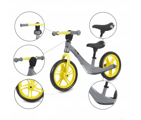 Ποδήλατο ισορροπίας Byox Go On Grey | Παιδικά παιχνίδια στο Fatsules