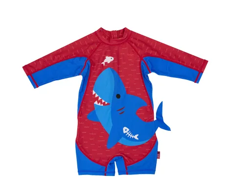 Αντιηλιακό φορμάκι Zoocchini UPF50 Surf Suit Blue Shark | Μαγιό για μωρά - Πόντσο - Πετσέτες Παραλίας - Καπέλα Με Ηλιακή Προστασία στο Fatsules