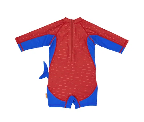 Αντιηλιακό φορμάκι Zoocchini UPF50 Surf Suit Blue Shark | Μαγιό για μωρά - Πόντσο - Πετσέτες Παραλίας - Καπέλα Με Ηλιακή Προστασία στο Fatsules