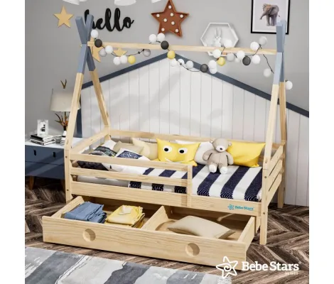 Κρεβάτι Bebe Stars Galaxy Montessori | Παιδικά Κρεβάτια Montessori στο Fatsules
