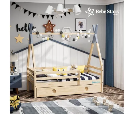 Κρεβάτι Bebe Stars Galaxy Montessori | Παιδικά Κρεβάτια Montessori στο Fatsules