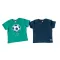 Joyce σετ 2 μπλουζάκια κοντομάνικα Πράσινο Μπλε | JOYCE Aνοιξη/Καλοκαιρι 22 στο Fatsules