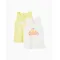 Zippy Παιδικό Σετ 2 μπλουζάκια 'POOL VS BEACH' Λευκό Κίτρινο | Μπλουζάκια - Πουλόβερ - Γιλέκα πλεκτά - Πουκάμισα - Τοπ στο Fatsules