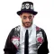 Αποκριάτικο Αξεσουάρ Καπέλο Ημίψηλο με Νεκροκεφαλές | Αξεσουάρ αποκριάτικων στολών στο Fatsules