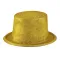 Αποκριάτικο Αξεσουάρ Καπέλο Ημίψηλο με γκλίτερ Χρυσό | Αξεσουάρ αποκριάτικων στολών στο Fatsules
