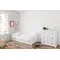 Παιδικό κρεβάτι με αποθηκευτικό συρτάρι Just Baby Sofa Heart Λευκό | Παιδικά κρεβάτια στο Fatsules