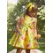 Abel & Lula Φόρεμα Μικάδο Σταμπωτό Κίτρινο | Φορέματα - Φούστες - Τσάντες στο Fatsules
