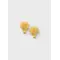 Abel & Lula Σετ 2 Τσιμπιδάκια Λουλούδι  Κίτρινο | Βρεφικά καπέλα - Βρεφικές κορδέλες - τσιμπιδάκια - Βρεφικές κάλτσες - καλσόν - σκουφάκια - γαντάκια για μωρά στο Fatsules