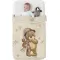 Ισπανική βελουτέ κουβέρτα Manterol Baby Vip 75x100cm 525 C07 Beige | Προίκα Μωρού - Λευκά είδη στο Fatsules