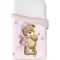 Ισπανική βελουτέ κουβέρτα Manterol Baby Vip 75x100cm 525 C04 Pink | Προίκα Μωρού - Λευκά είδη στο Fatsules