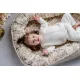 Φωλιά La Millou Baby Nest Milano Magnolies Khaki | Προίκα Μωρού - Λευκά είδη στο Fatsules