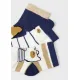 Mayoral Σετ 3 κάλτσες Μπλε σκούρο | Βρεφικά καπέλα - Βρεφικές κορδέλες - τσιμπιδάκια - Βρεφικές κάλτσες - καλσόν - σκουφάκια - γαντάκια για μωρά στο Fatsules