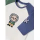 Mayoral Σετ 2 τεμ. μακρυμάνικες μπλούζες Μπλε-Λευκό | Βρεφικά μπλουζάκια-πουλόβερ στο Fatsules