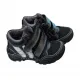 Δερμάτινα μποτάκια με διπλό βέλκρο Γκρι σκούρο Formentini | Παιδικά Παπούτσια στο Fatsules