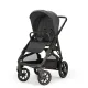 Σύστημα μεταφοράς Aptica XT Quattro χρώμα Magnet Grey με σκελετό Black και παιδικό κάθισμα αυτοκινήτου Darwin Infant Recline | Πολυκαρότσια 3 σε 1 στο Fatsules