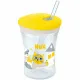 Nuk Παιδικό Ποτηράκι "Action Cup" Κίτρινο 230ml για 12m+ | Θερμός υγρών και παγουρίνα στο Fatsules