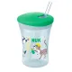 Nuk Παιδικό Ποτηράκι "Action Cup" Πράσινο 230ml για 12m+ | Θερμός υγρών και παγουρίνα στο Fatsules