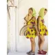 M&B Kid's Fashion Παιδικό Φόρεμα Kαρδιές Lime | Φορέματα - Φούστες στο Fatsules