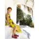 M&B Kid's Fashion Παιδικό Φόρεμα Kαρδιές Lime | Φορέματα - Φούστες στο Fatsules