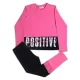 NEK Kids Wear Παιδικό σετ κολάν με μπλούζα 'Positive' Φούξια | Σύνολα - Σετ στο Fatsules