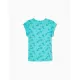 Zippy Παιδικό Σετ 2 μπλουζάκια 'Aquarium' Λευκό Τιρκουάζ | Μπλουζάκια - Πουλόβερ - Γιλέκα πλεκτά - Πουκάμισα - Τοπ στο Fatsules