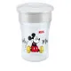 Nuk Mickey Mouse Magic Cup με Χείλος 230ml 8m+ Λευκό | Θερμός υγρών και παγουρίνα στο Fatsules