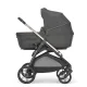 Σύστημα μεταφοράς Aptica Quattro χρώμα Velvet Grey με σκελετό Palladio Black και παιδικό κάθισμα αυτοκινήτου CAB | Πολυκαρότσια 3 σε 1 στο Fatsules