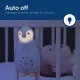 ZOE Πιγκουίνος Επαναφορτιζόμενη συσκευή λευκών ήχων και Ηχείο Bluetooth Γκρι ZAZU | Λευκοί ήχοι - Προτζέκτορες στο Fatsules