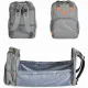 Cangaroo Liana τσάντα αλλαξιέρα-κρεβατάκι Grey | Προίκα Μωρού - Λευκά είδη στο Fatsules