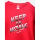 Joyce παιδικό σετ μπλούζα και κολάν 'Keep on moving' Κόκκινο | Σύνολα - Σετ στο Fatsules