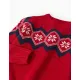 Zippy πουλόβερ πλεκτό ζακάρ Κόκκινο | Μπλουζάκια - Πουλόβερ στο Fatsules