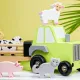 Jabadabado ξύλινο Φορτηγάκι μεταφοράς ζώων | Παιδικά παιχνίδια στο Fatsules
