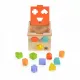Moni ξύλινος εκπαιδευτικός κύβος Shape Sorting Wooden Cube | Παιδικά παιχνίδια στο Fatsules