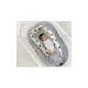 Φωλιά La Millou Baby Nest Dundee and Friends Βlue | Προίκα Μωρού - Λευκά είδη στο Fatsules
