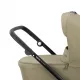 Σύστημα μεταφοράς Electa Quattro χρώμα Battery Beige με σκελετό Iridio Black και παιδικό κάθισμα αυτοκινήτου Darwin Infant Recline | Πολυκαρότσια 3 σε 1 στο Fatsules