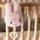Κρεμαστό λούτρινο μουσικό κουτί Miffy Fluffy Ροζ | Μαλακά-Κρεμαστά Παιχνίδια στο Fatsules