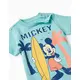 Mickey Mouse Zippy βρεφικό σετ Τιρκουάζ Μπλε | Βρεφικά Σύνολα - Σετ - Σαλοπέτα στο Fatsules